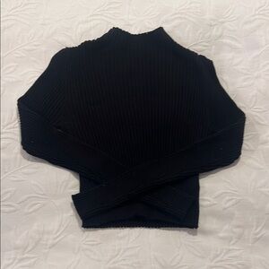 🛍️5 For $25🛍️ Black Ribbed Long Sleeve Top
